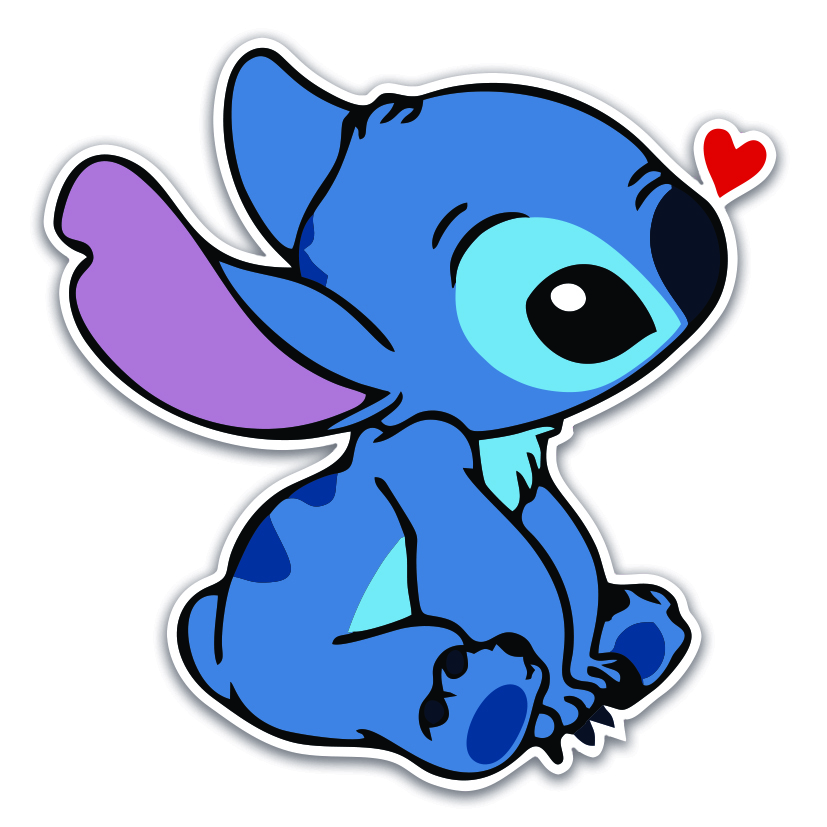 Stitch para festa para imprimir
