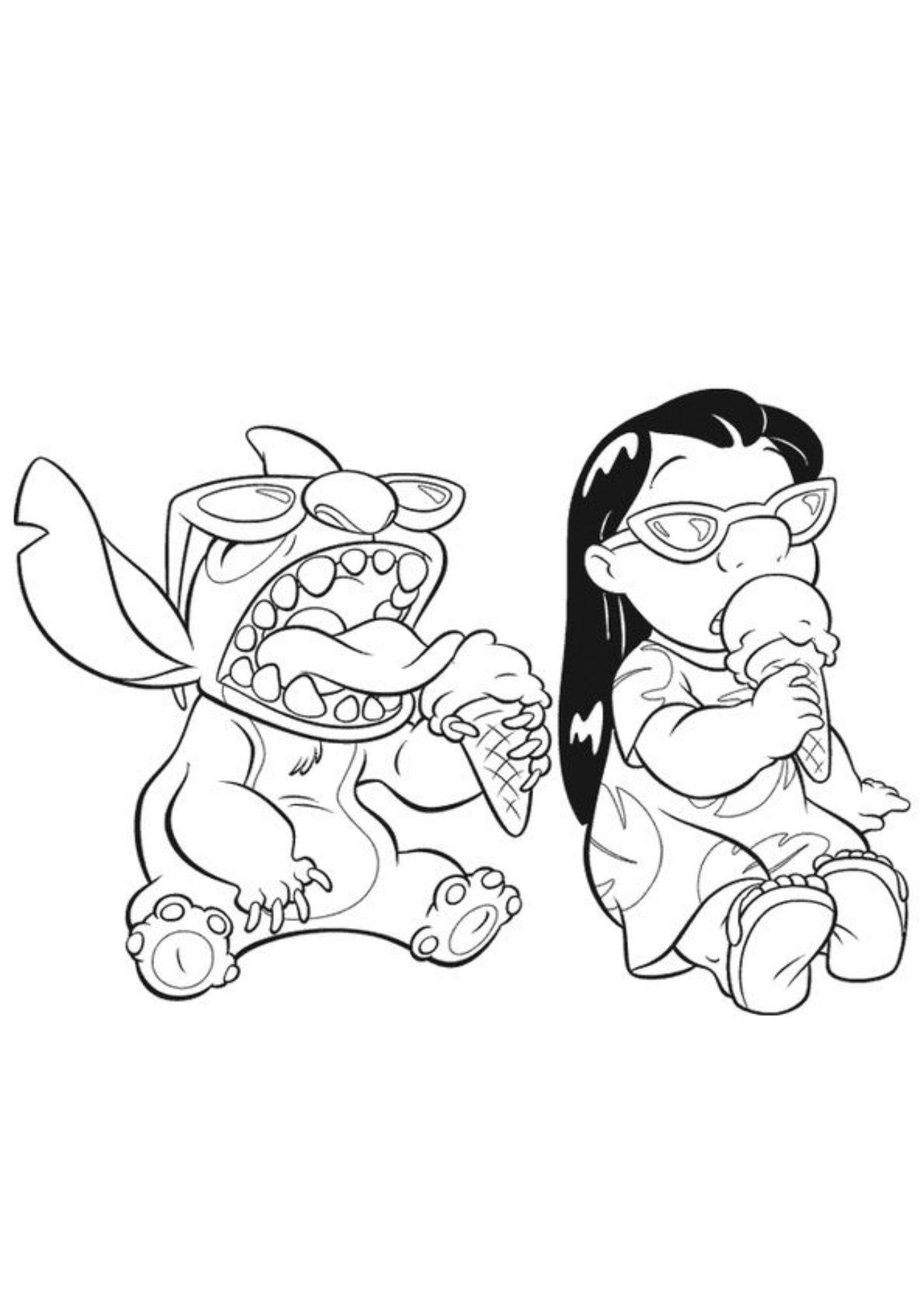 Stitch para festa para imprimir