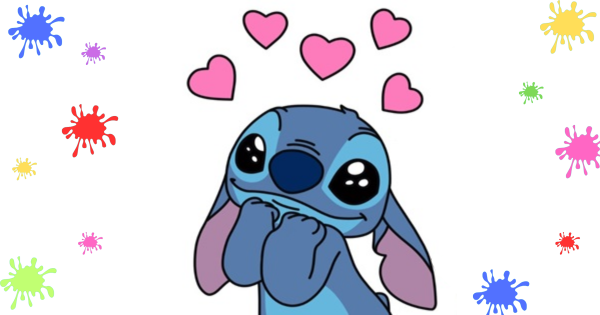 Stitch para festa para imprimir