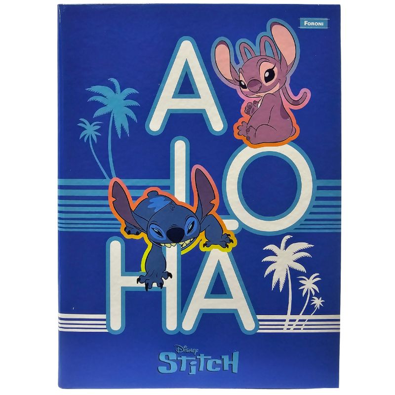 capa caderno stitch com zíper
