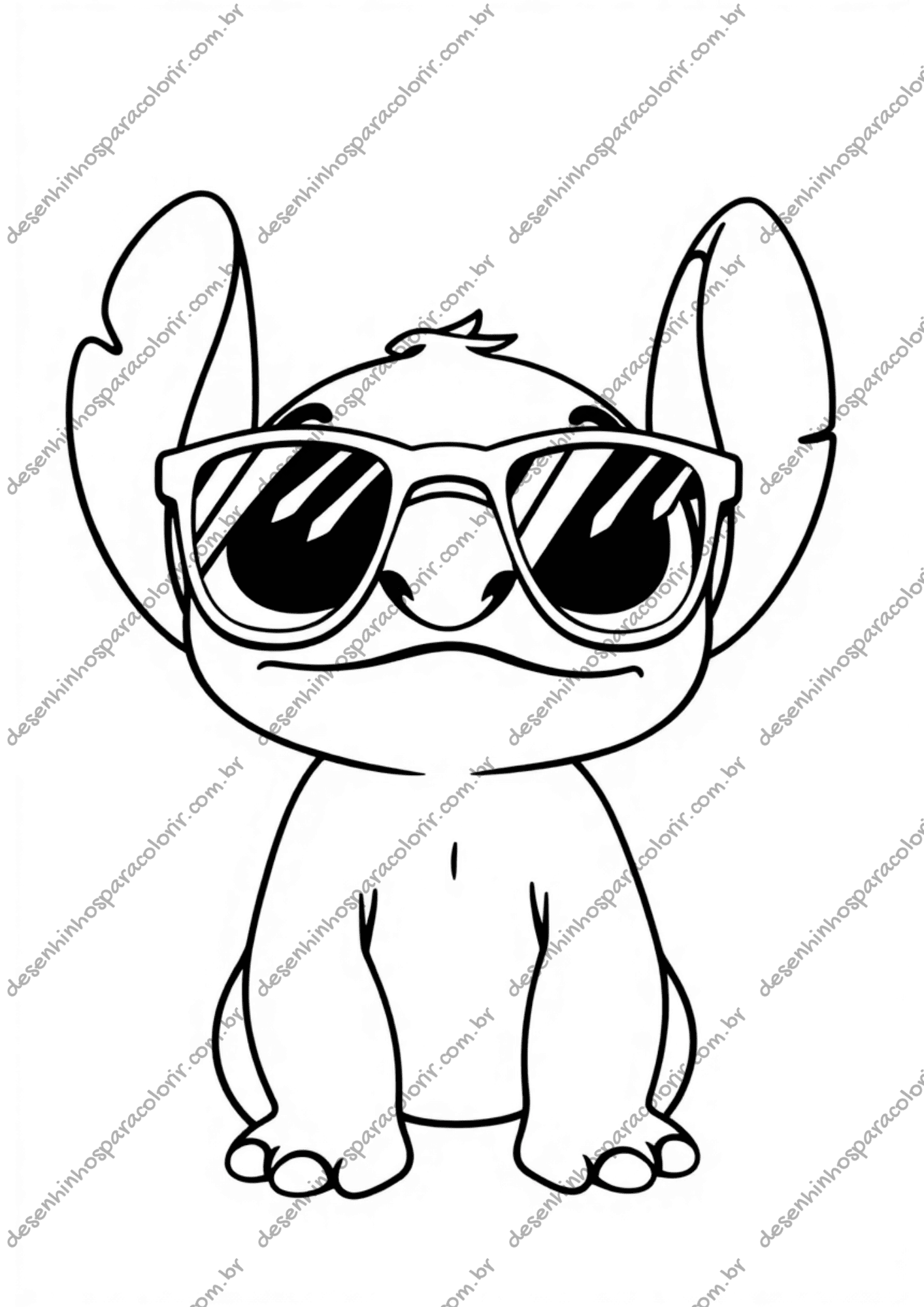 lilo e stitch para imprimir colorido