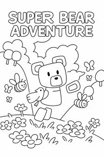 melhores desenhos super bear adventure para colorir