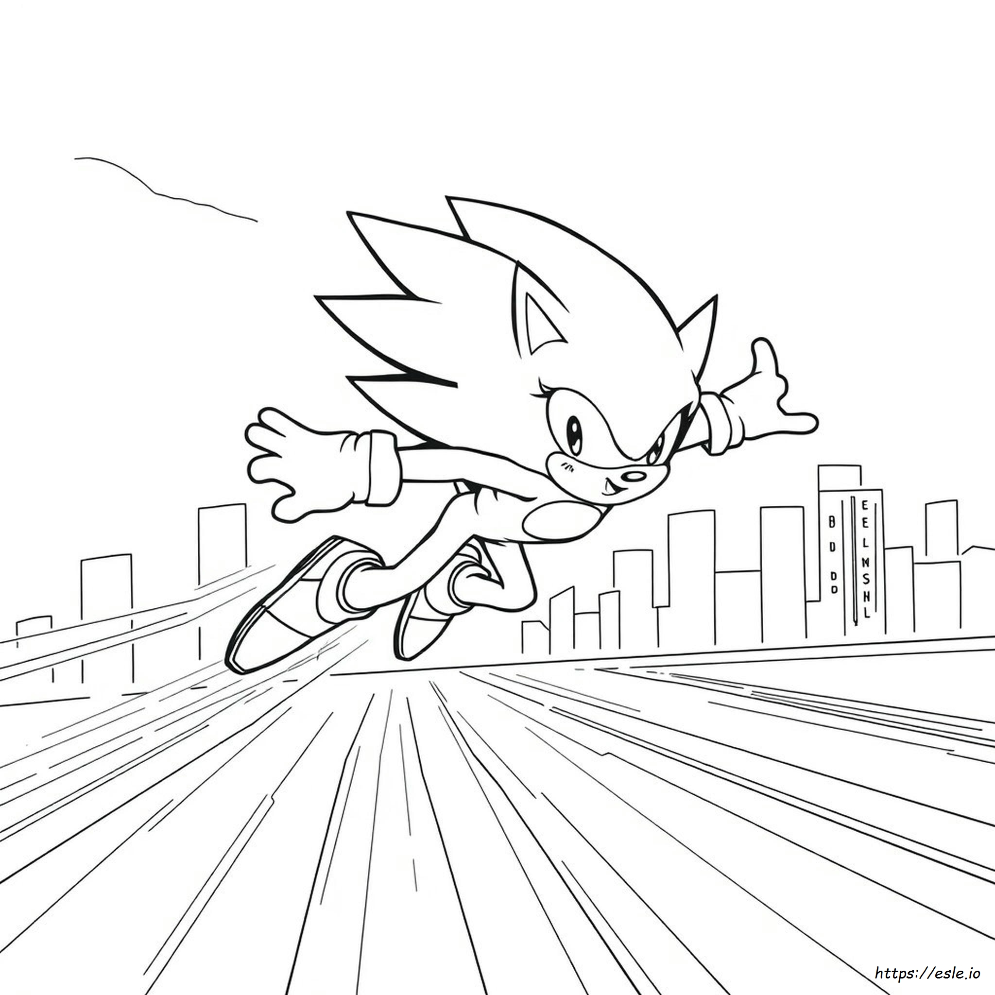sites de desenhos para colorir sonic