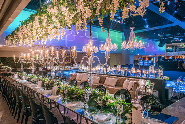 taças de vidro para decoração de casamento