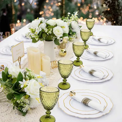 taças de vidro para decoração de casamento