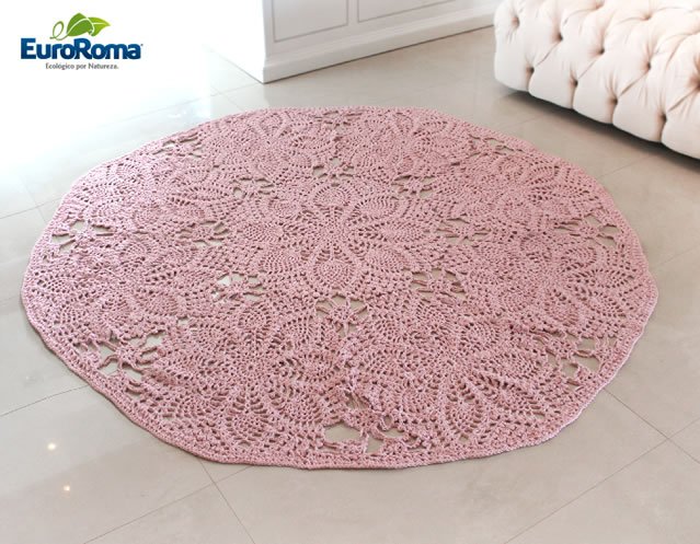 tapete croche rosa preco onde comprar barato