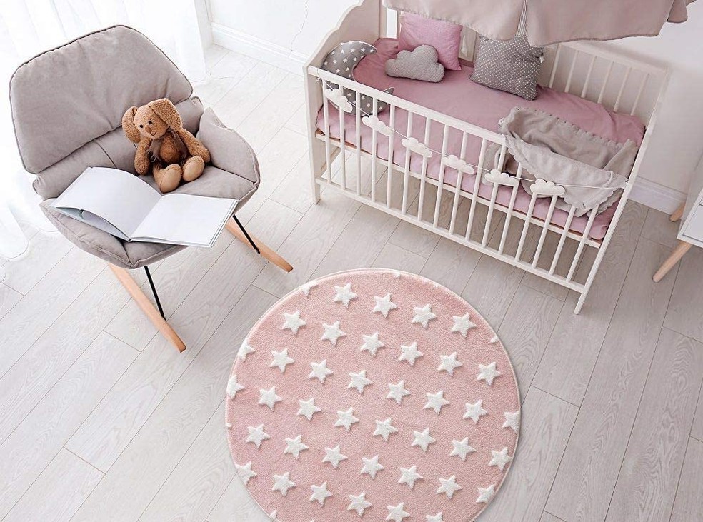 tapete croche rosa
