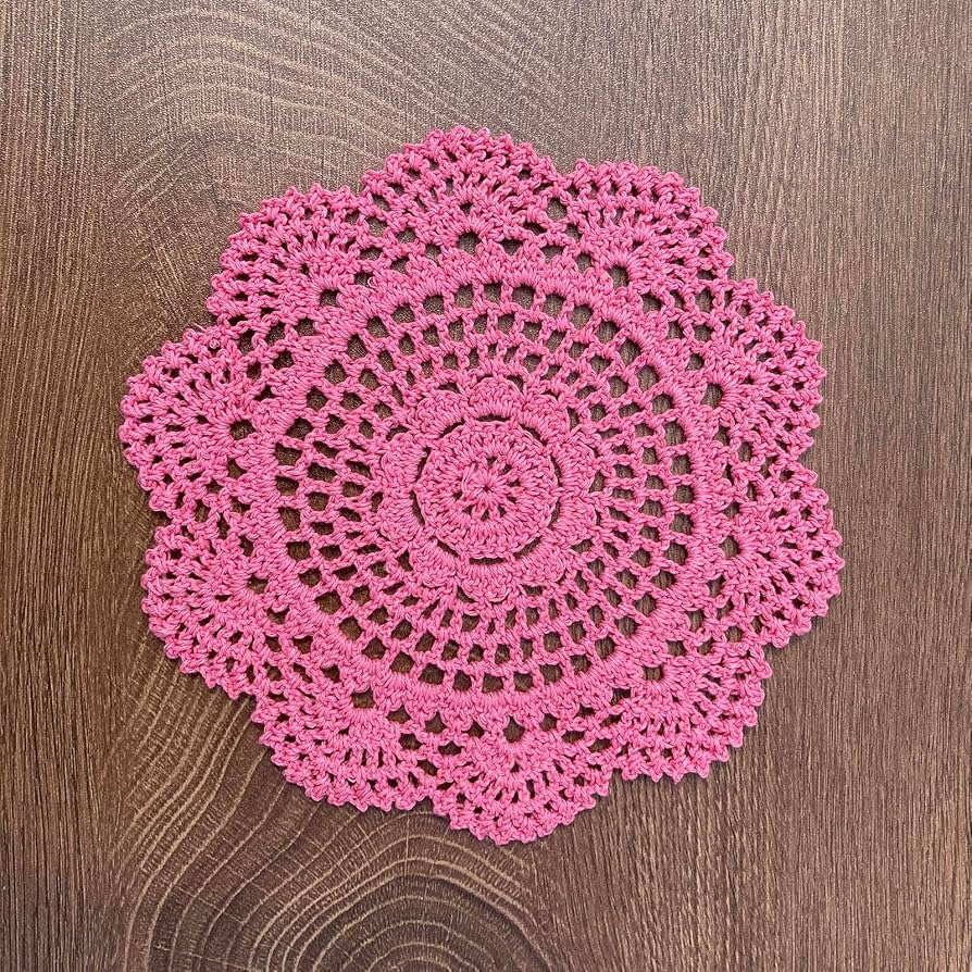 como evitar que tapete croche rosa desfie rapido