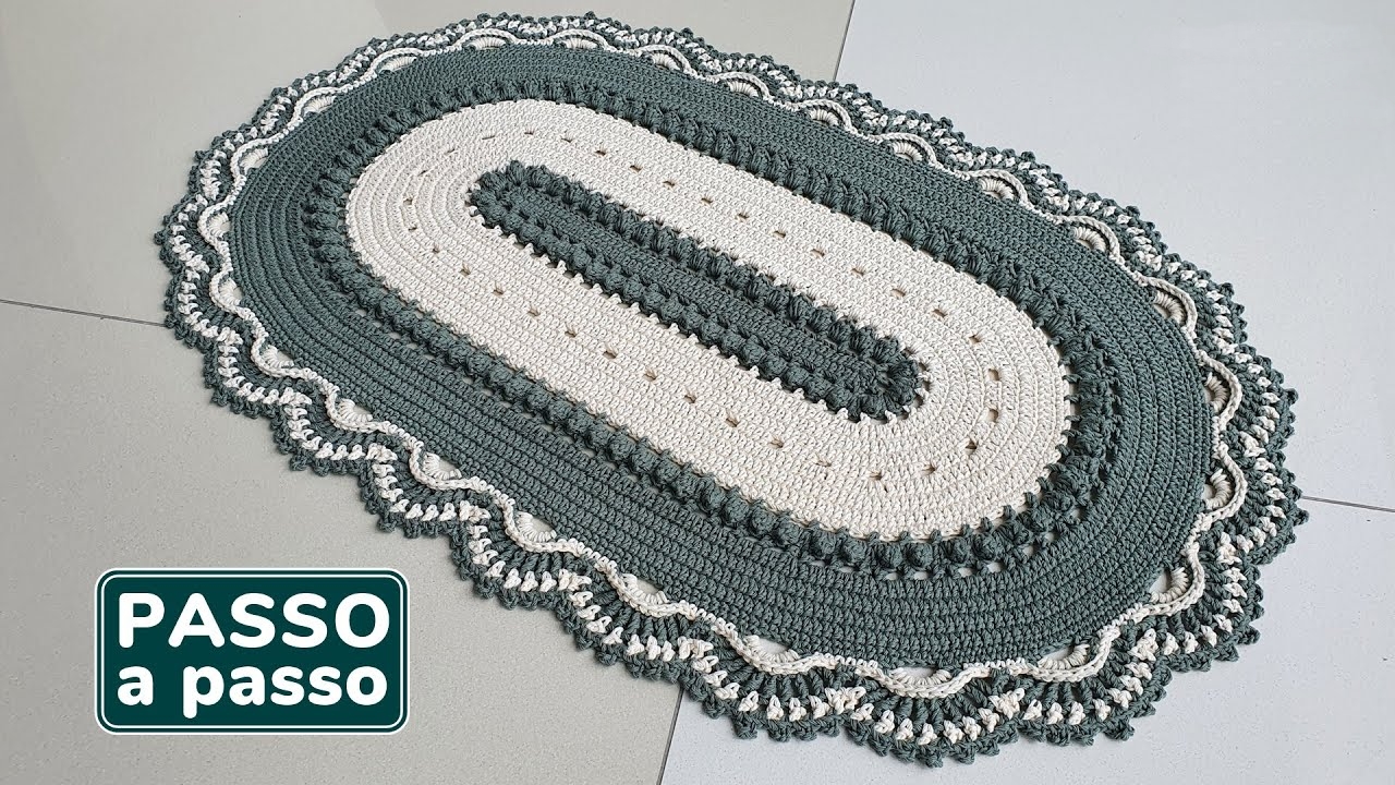 erros comuns ao fazer tapete de barbante oval grande