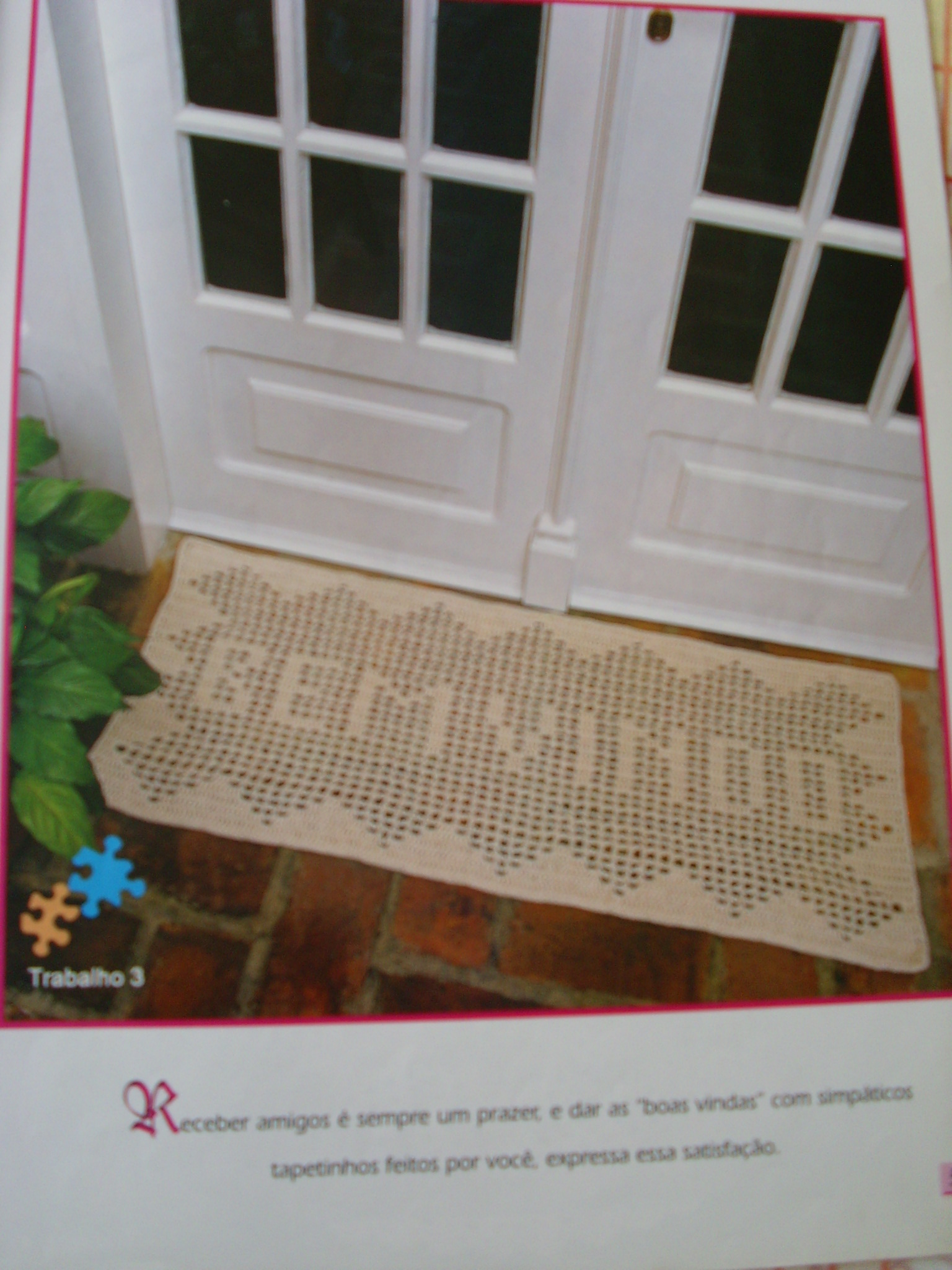 quanto custa um tapete de croche bem vindo