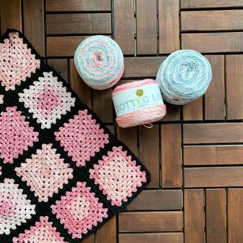 tapete de croche bem vindo