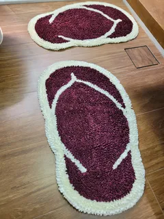 Inspirações de Decoração com Tapetes Frufru: Banheiro