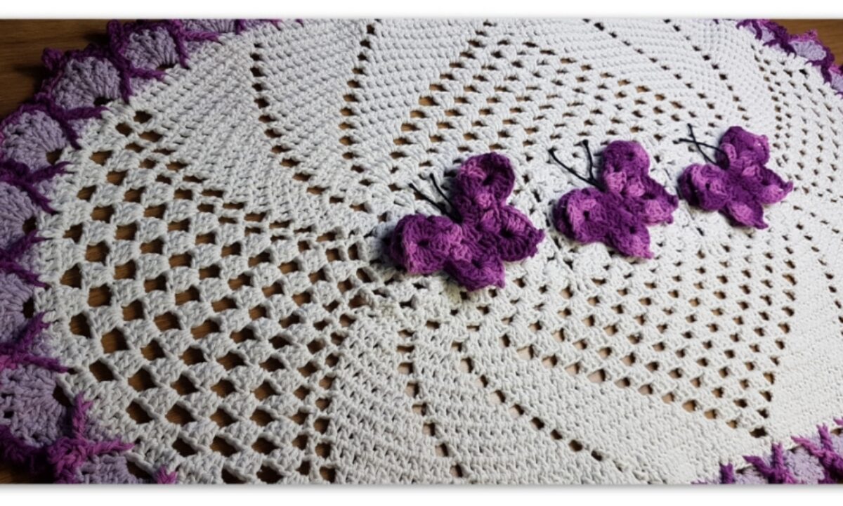 passo a passo tapete de croche oval gisele para banheiro