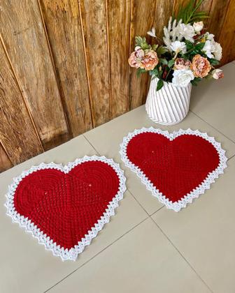 tapete em forma de coração