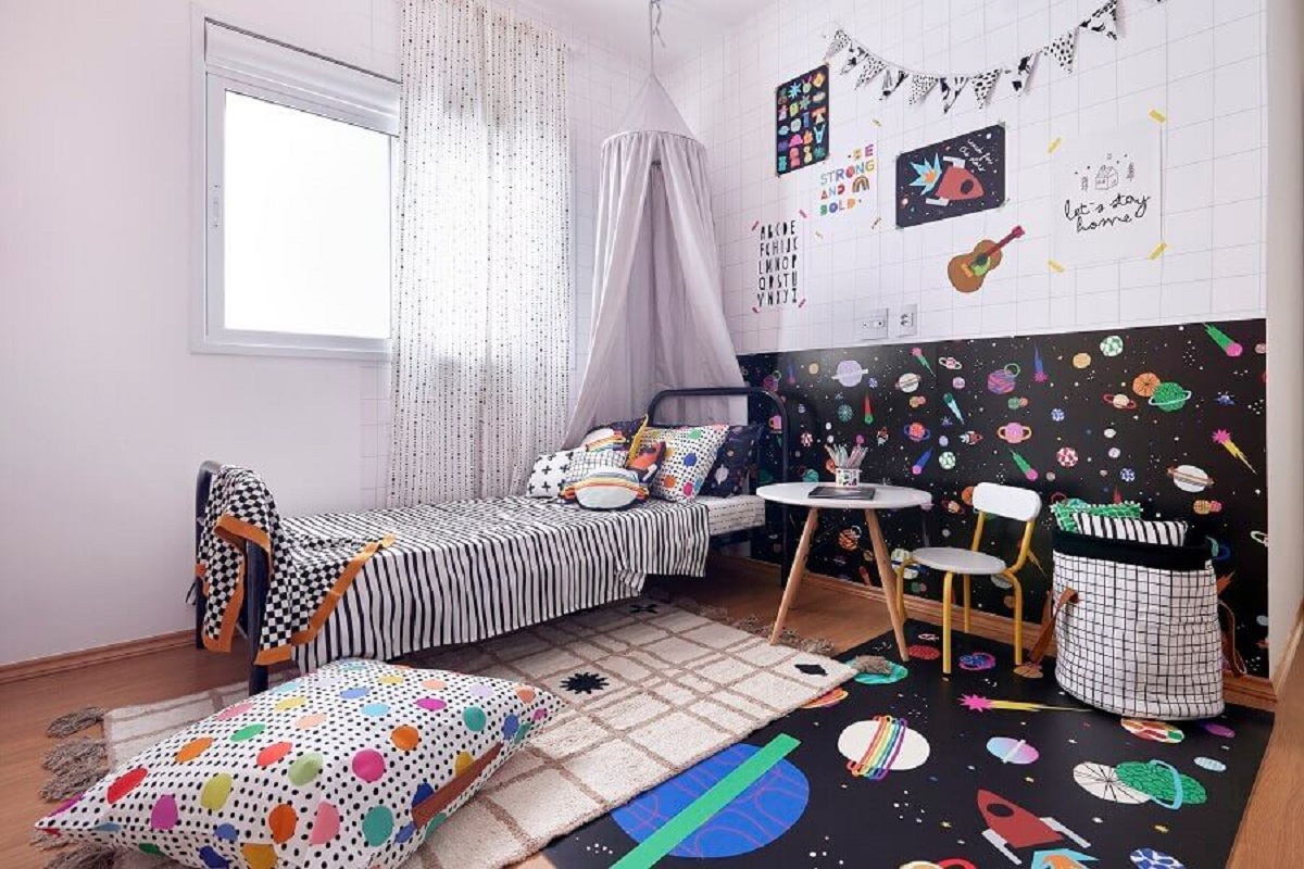 ideias de tapete para quarto infantil masculino