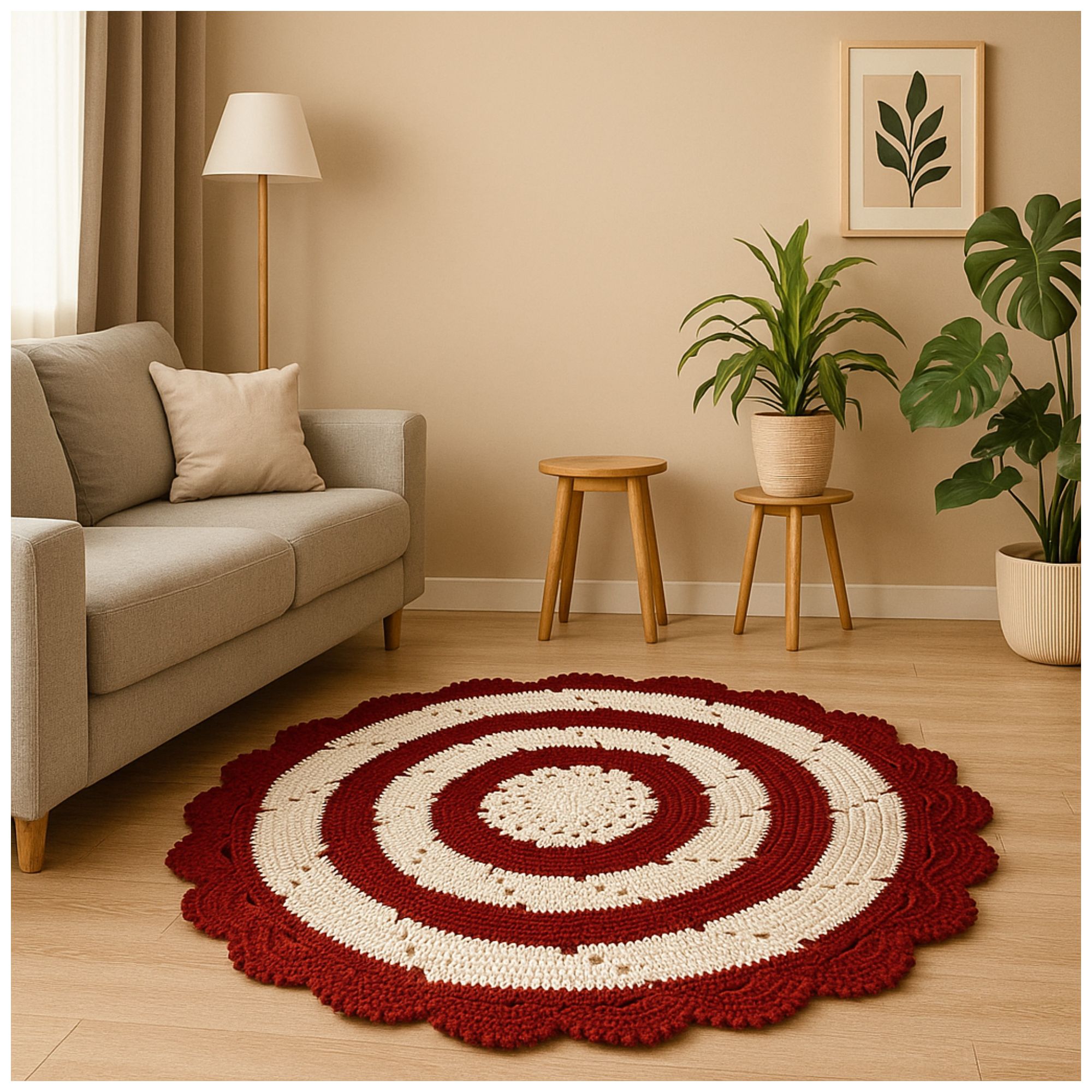 Tapete de crochê redondo: modelos luxuosos e onde comprar