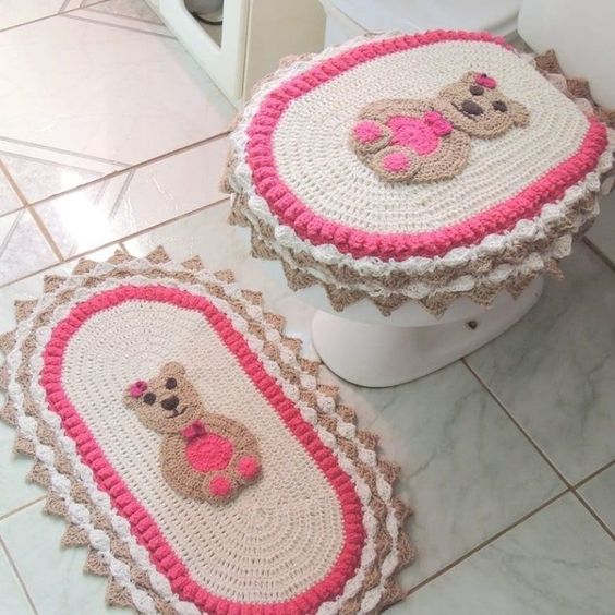 tapete barbante ou emborrachado banheiro infantil qual melhor