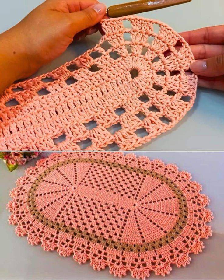 problemas comuns tapete croche oval flores e soluções
