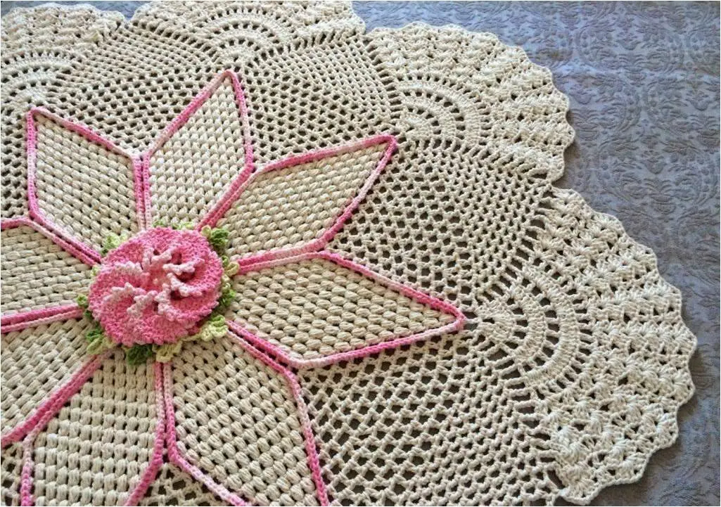 Tapete de Crochê com Flores Rasteiras: O Guia Definitivo para Iniciantes