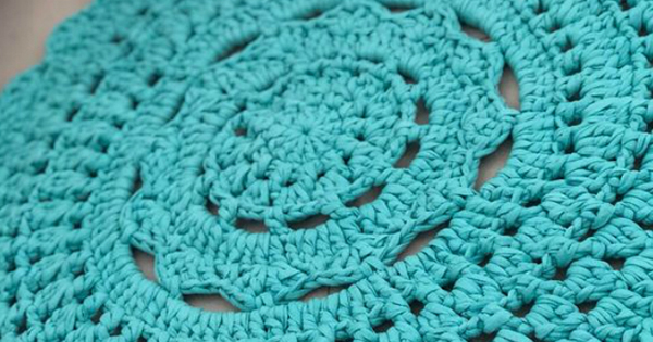 tapetes de croche passo a passo redondo