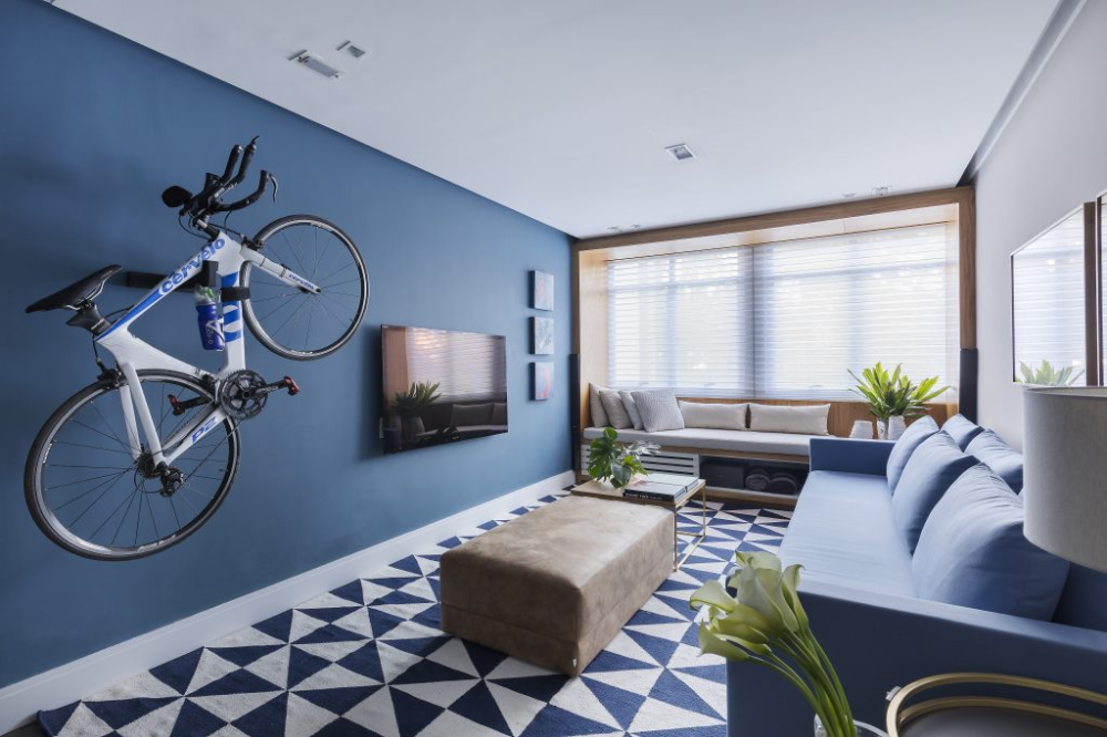 tema azul e branco