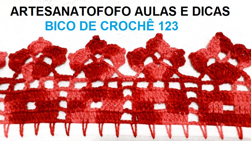 esquema toalha de crochê redonda