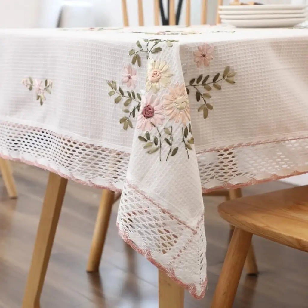 DIY: Aprenda as Técnicas Essenciais de Bordado em Fita para Toalhas