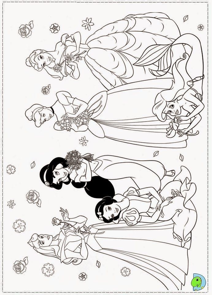 todas as princesas da disney para colorir