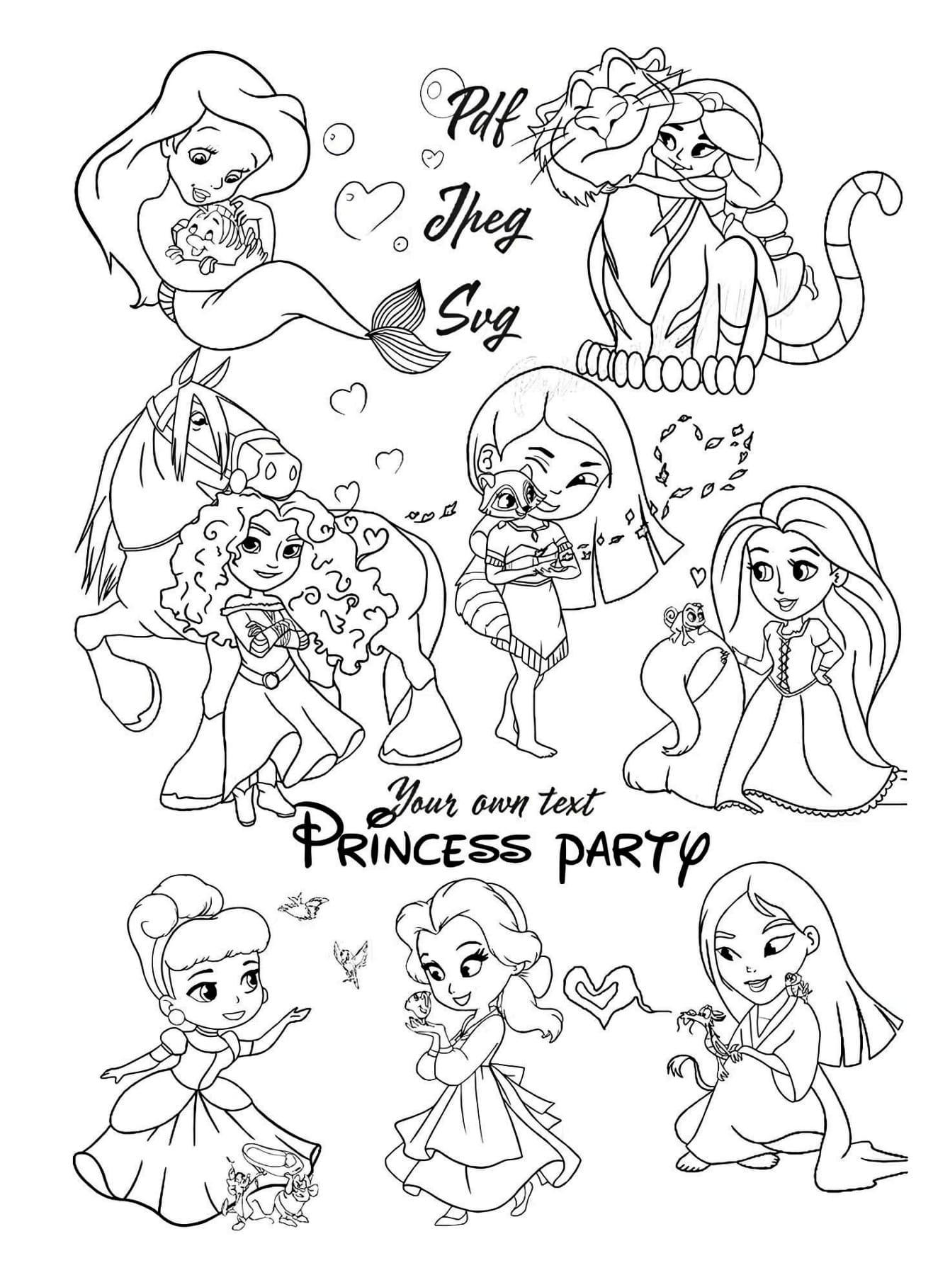 erros comuns ao colorir princesas disney