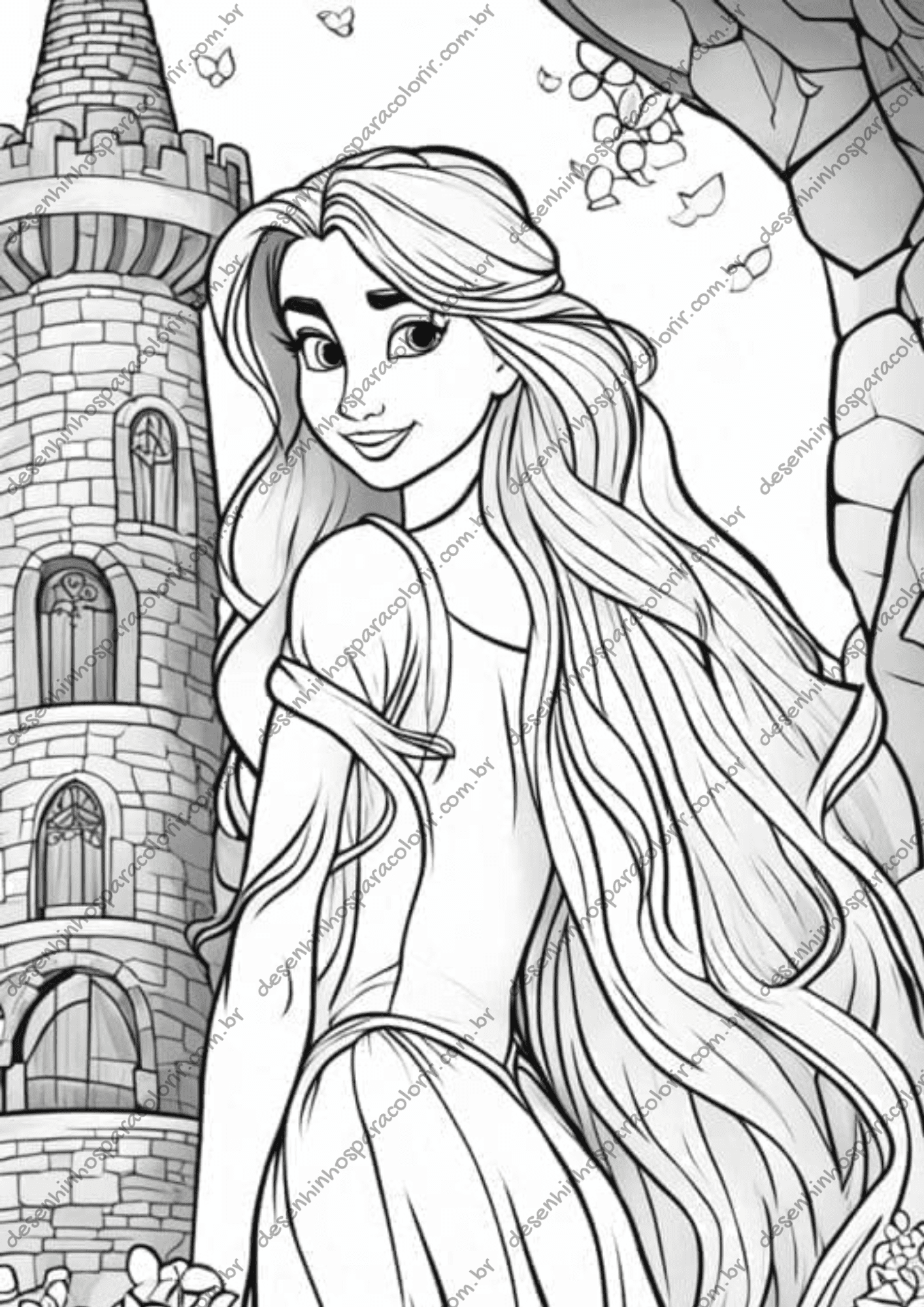 princesas disney para colorir vs personagens outros desenhos