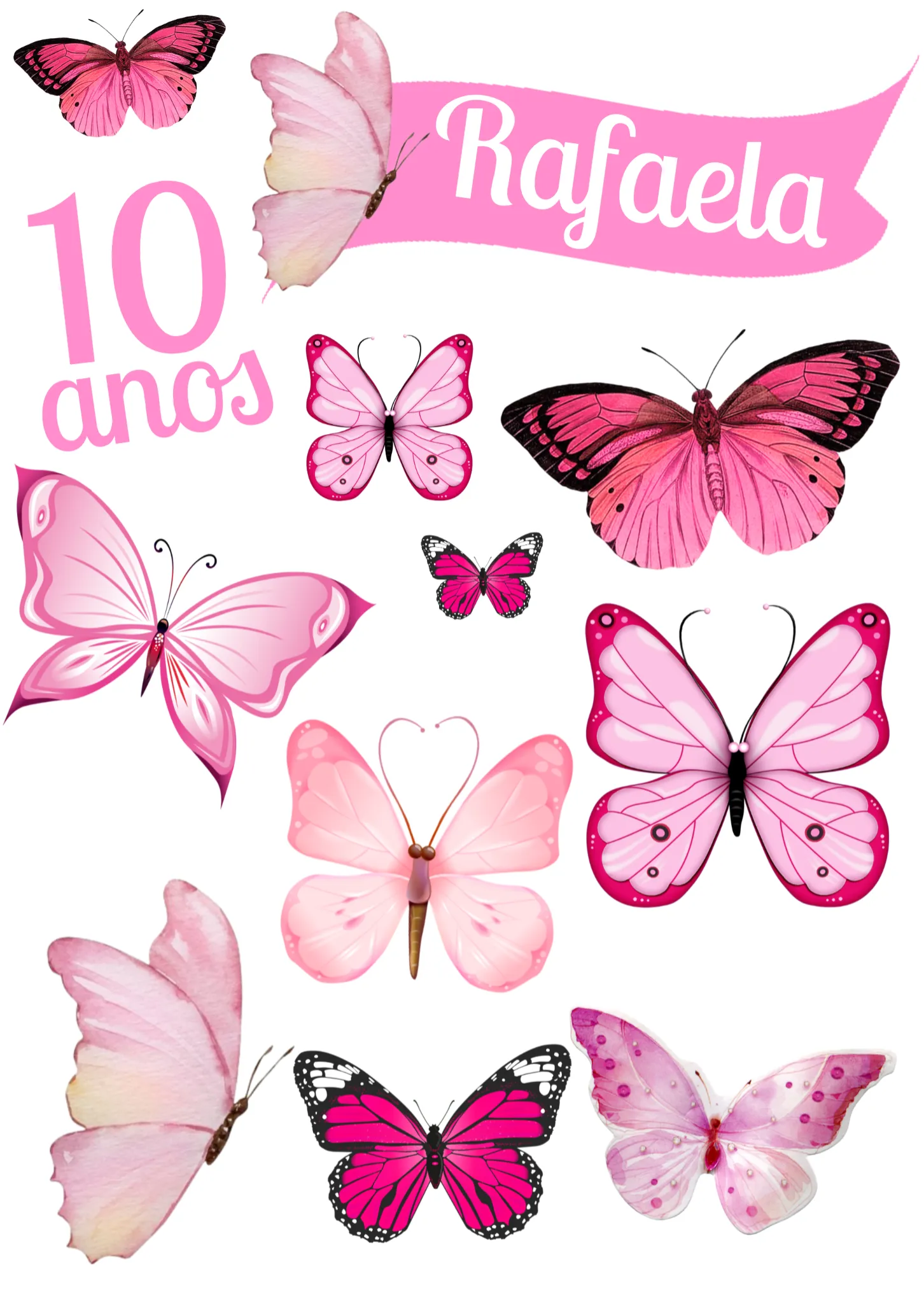 topo de bolo borboleta vs topo de bolo floral