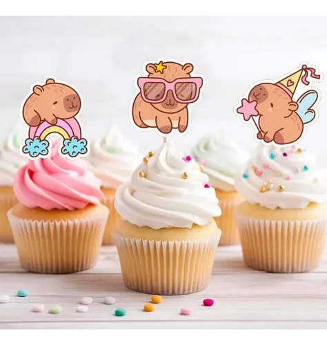 topo de bolo capivara vs bolo fake capivara