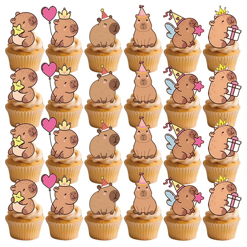 topo de bolo capivara com nome e idade para imprimir