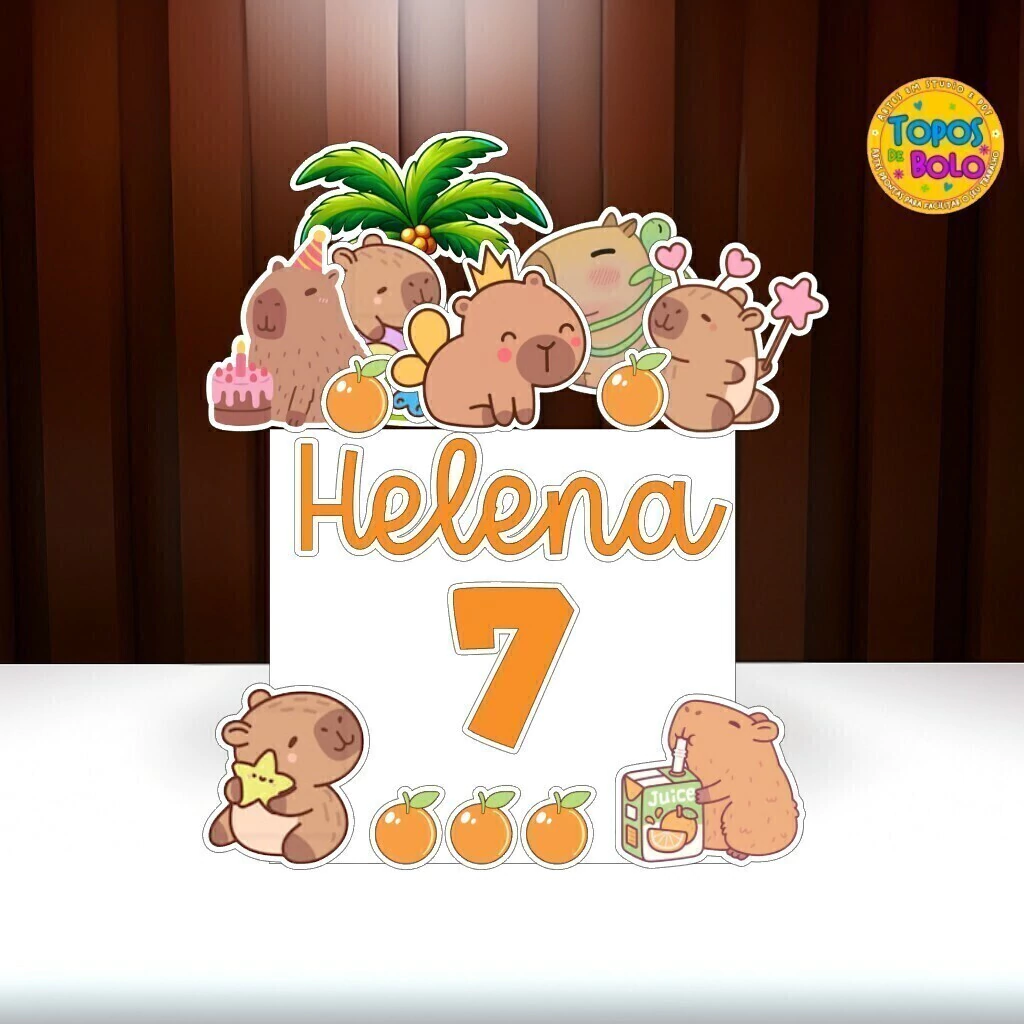 topo de bolo capivara vs topo de bolo de outro animal