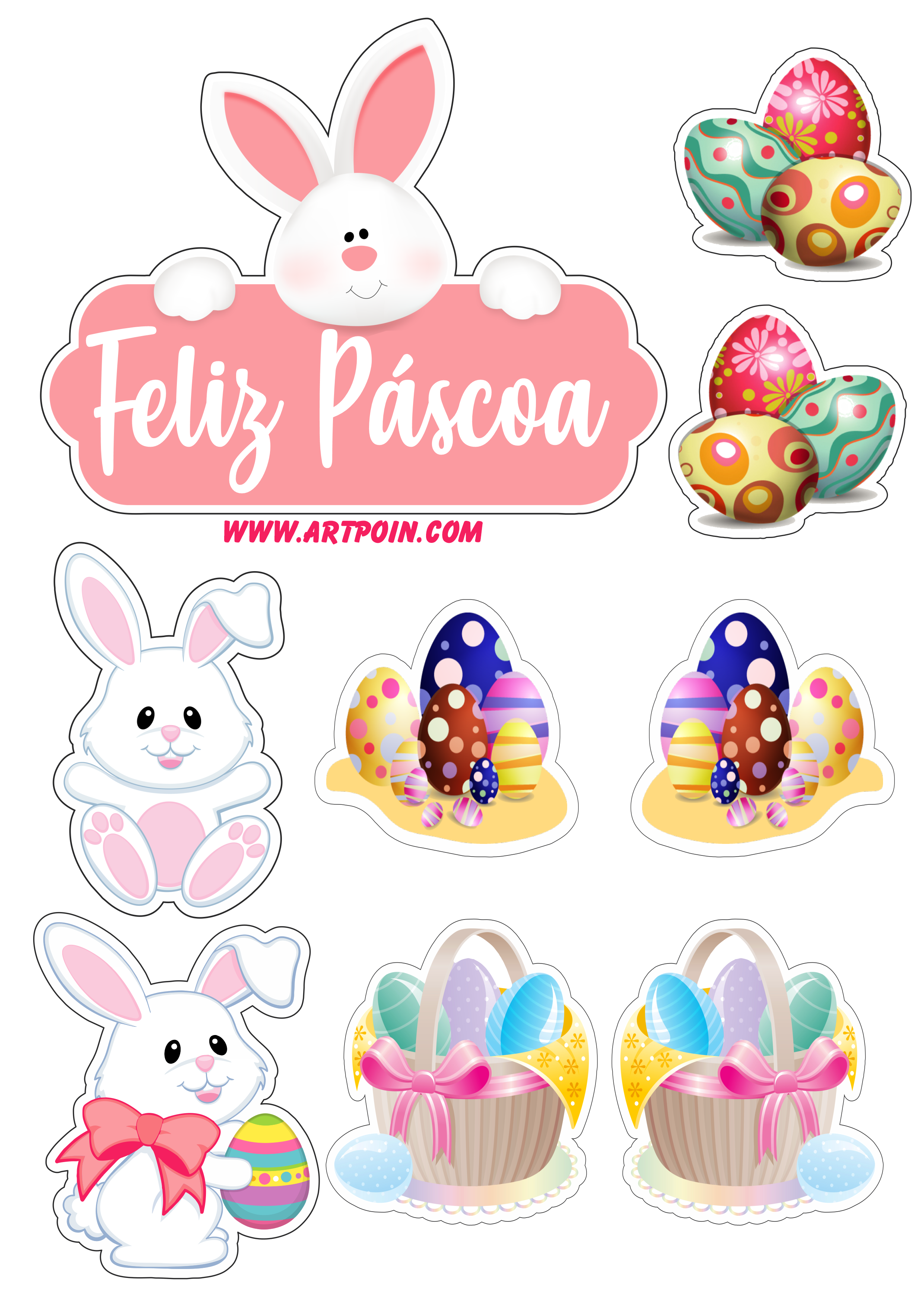 topo de bolo coelho para mesversario