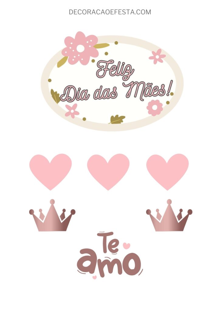 modelos topo de bolo dia das mães pdf