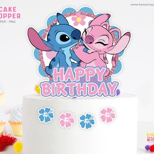 quanto custa fazer um topo de bolo stitch personalizado