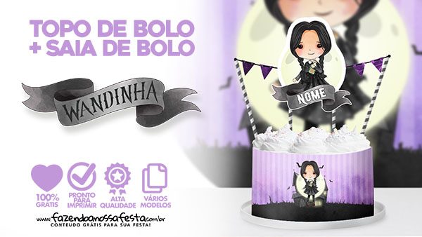 topo de bolo feminino elegante