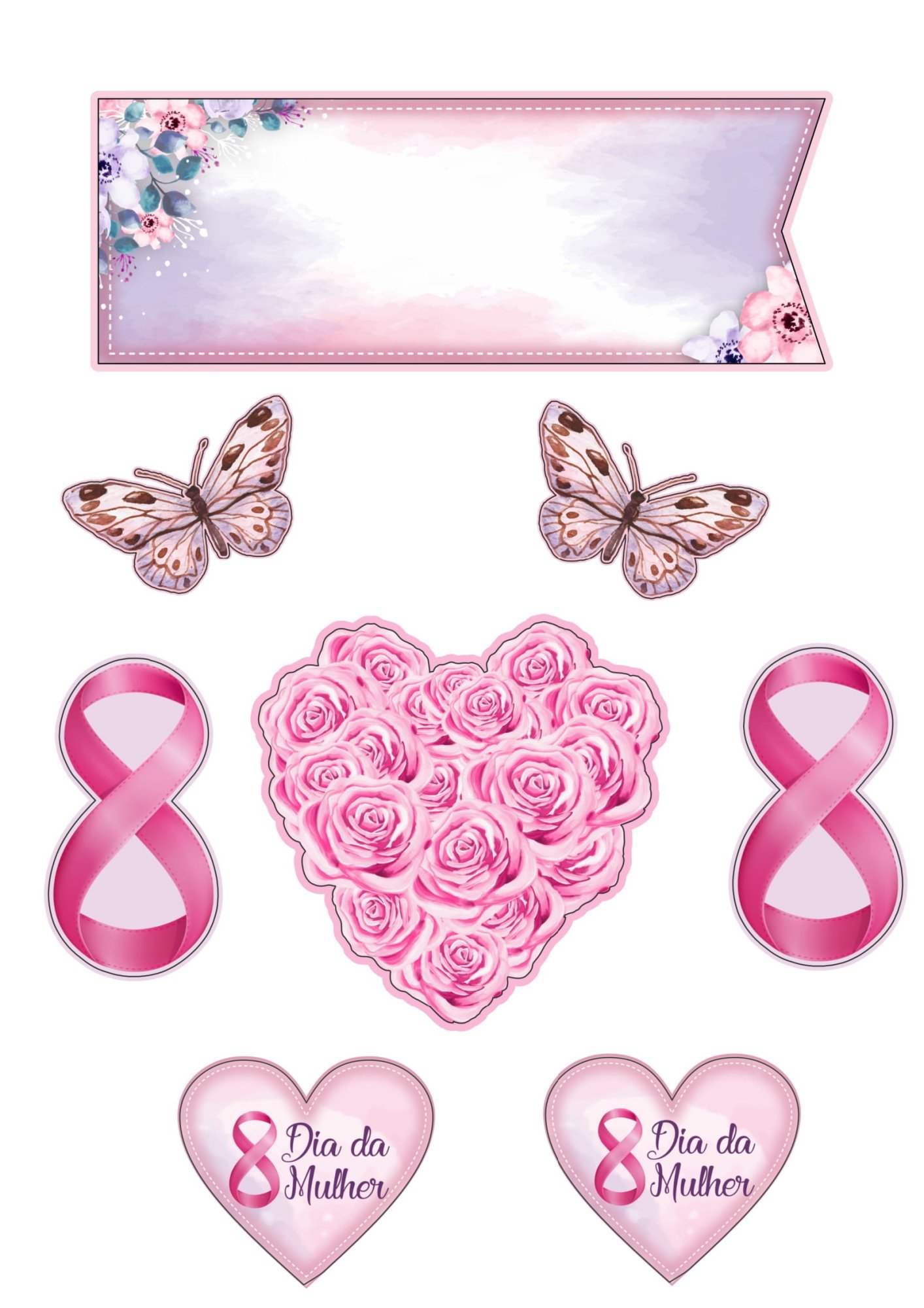 topo de bolo feminino personalizado