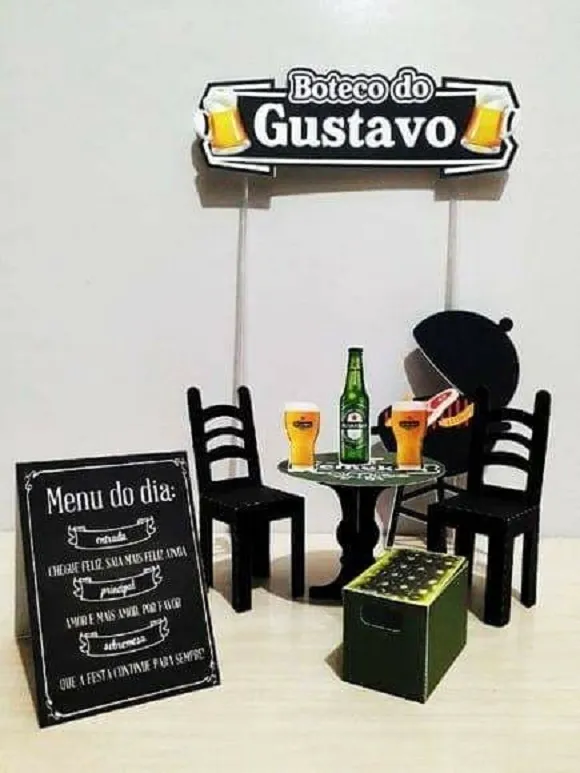 topo de bolo masculino com nome