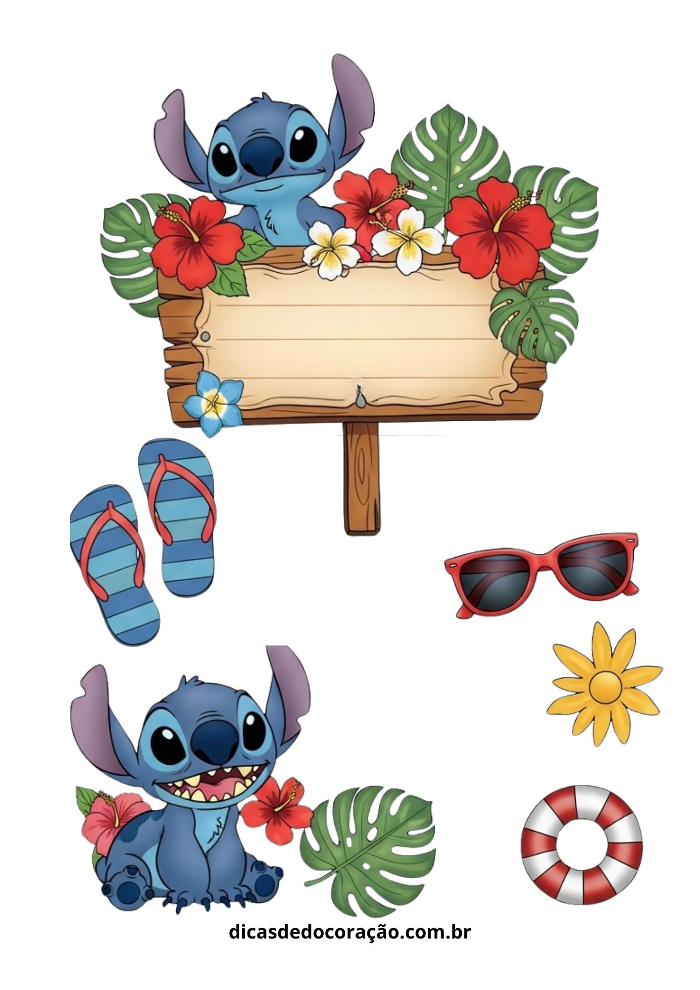 quanto custa topo de bolo stitch personalizado