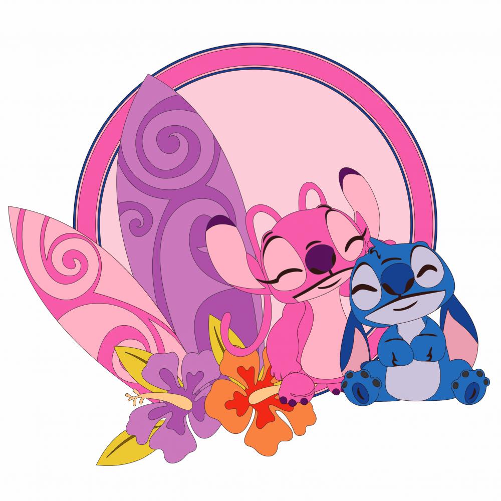 topo de bolo stitch com idade