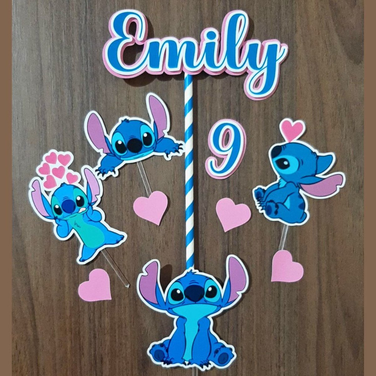 topo de bolo stitch para festa infantil