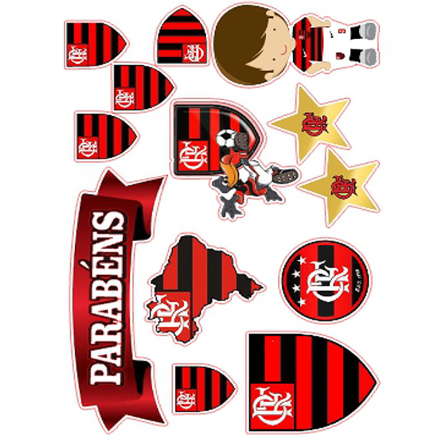 topper flamengo infantil