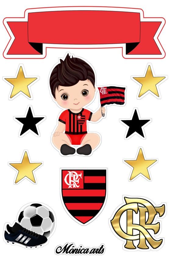 decoração festa flamengo