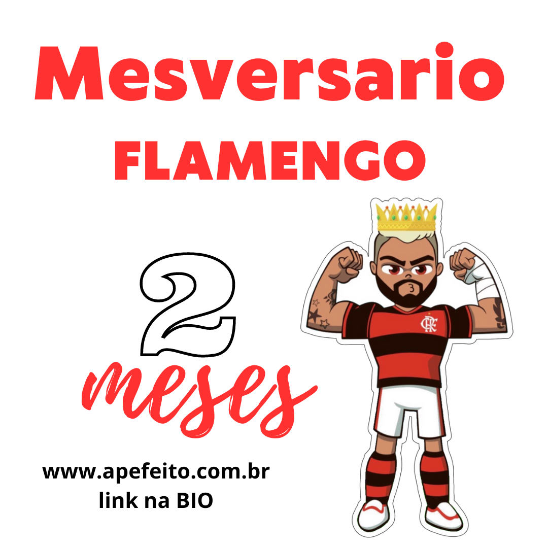 topo de bolo flamengo para imprimir grátis