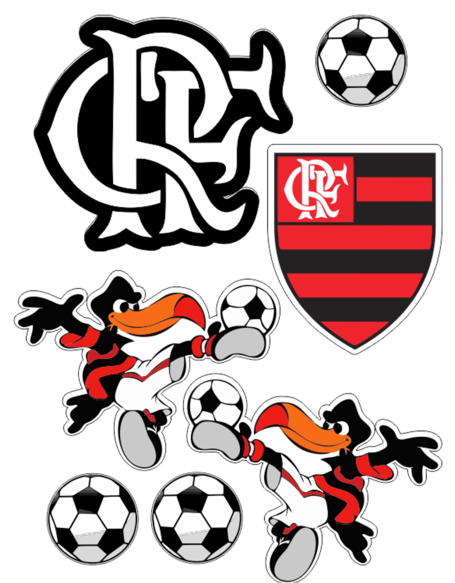 topper flamengo png