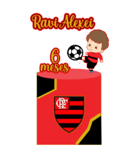 flamengo campeão topper png