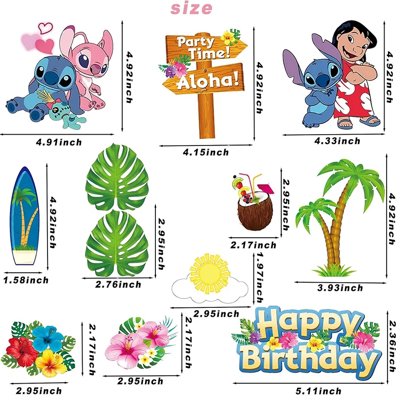 stitch shaker cake topper