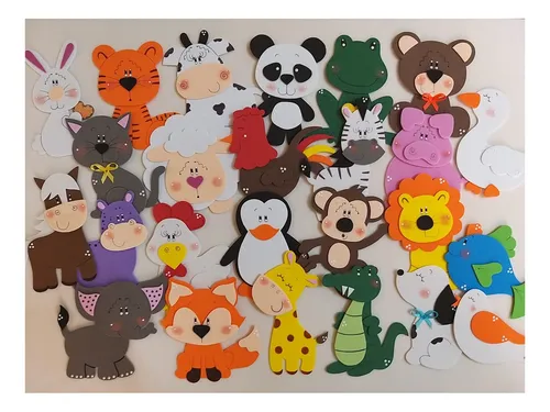 Como Fazer Lembrancinhas de Animais em EVA para Festas Infantis